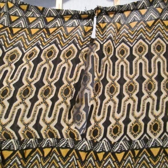 H&M Bohemian Print Keyhole Back Lined Dress - Picture 4 of 7